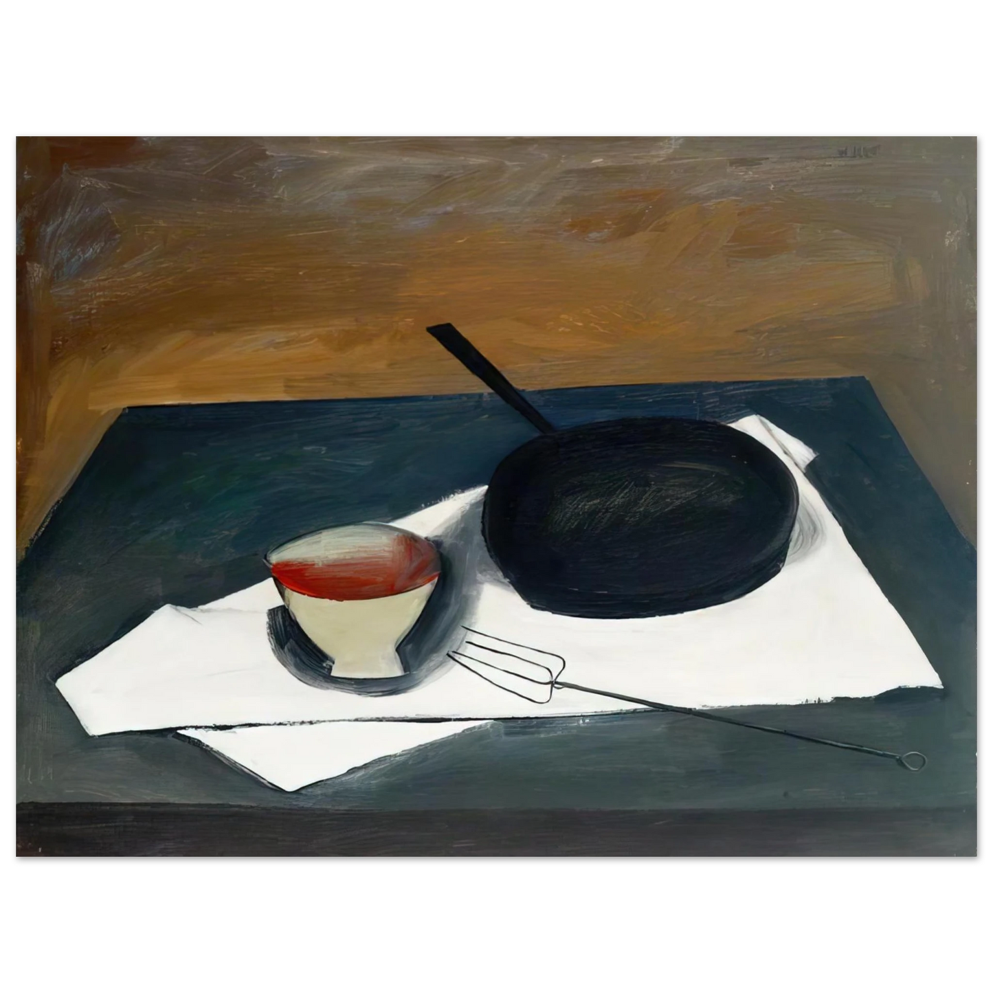 William Scott - The Frying Pan - 1946 Fine Art Poster - Default Title