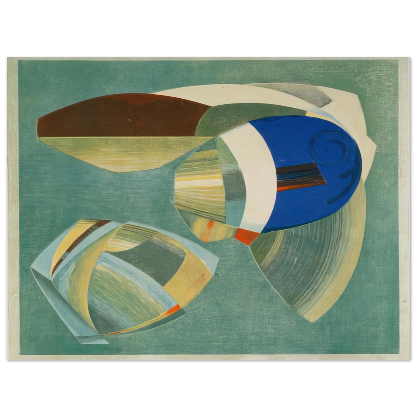 John Ferren - Sea Forms - 1937 Fine Art Poster - Default Title