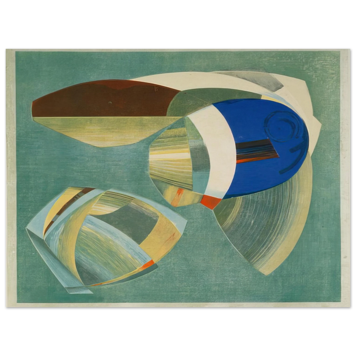 John Ferren - Sea Forms - 1937 75x100 cm / 30x40inches Fine Art Poster