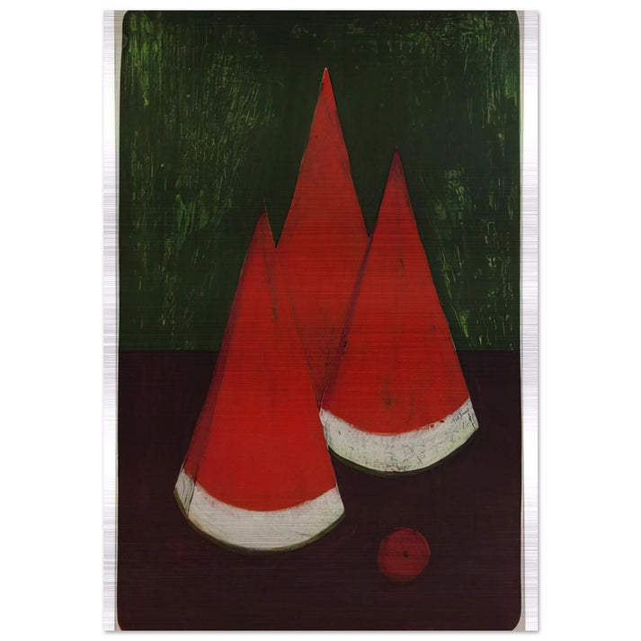 WATERMELONS - Rufino Tamayo Brushed Aluminum Print - 70x100 cm / 28x40 inches | Rufino Tamayo Aluminum Print | Rufino Tamayo Prints