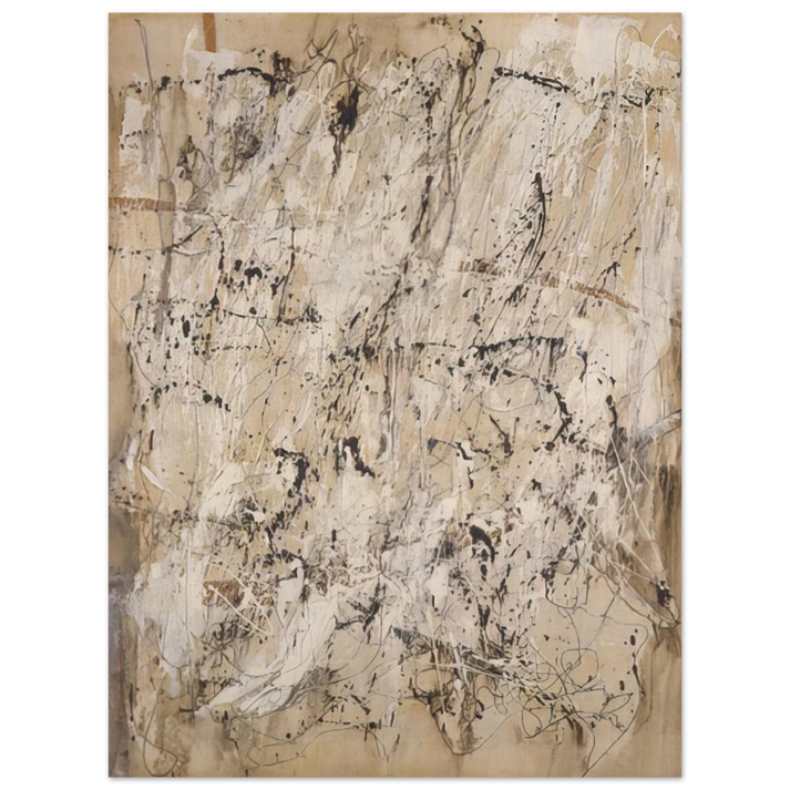Enrico Castellani - Pittura 12-58 - 1958 75x100 cm / 30x40inches Fine Art Poster