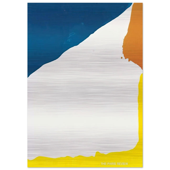 Paris Review - 1966 - Helen Frankenthaler Brushed Aluminum Print - 70x100 cm / 28x40 inches | Helen Frankenthaler Aluminum Print | Helen Frankenthaler Prints