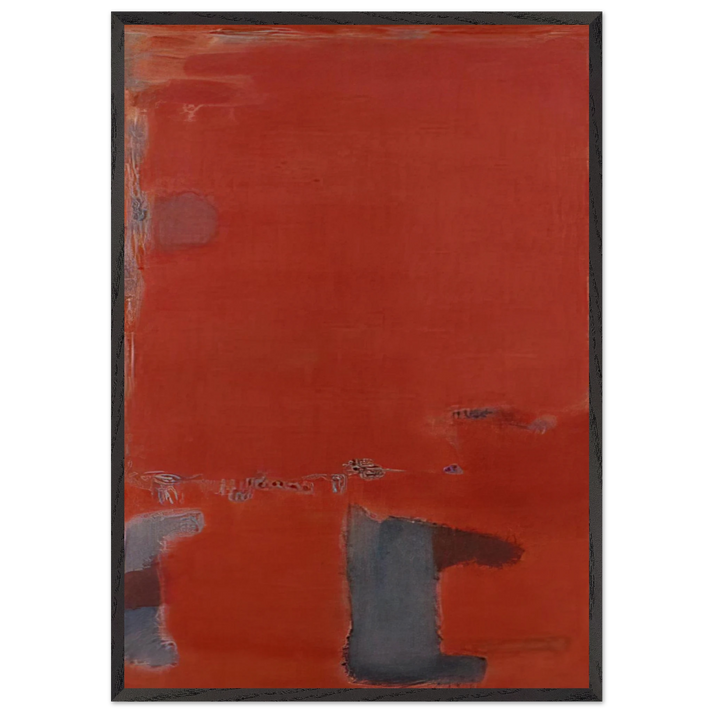 No 21 - c1949 New York United States - Mark Rothko 70x100 cm / 28x40 inches Framed Art Print – Black Wooden Frame