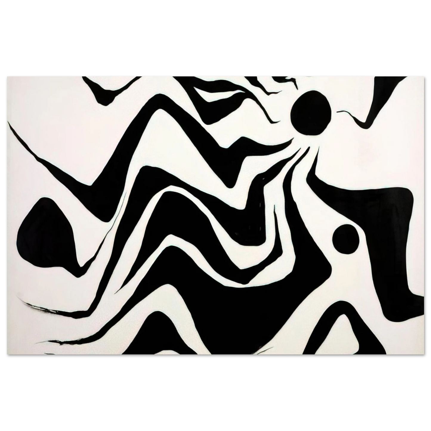 Alexander Calder - BLACK SUN 1953 Fine Art Poster - 40x60 cm / 16x24 inches