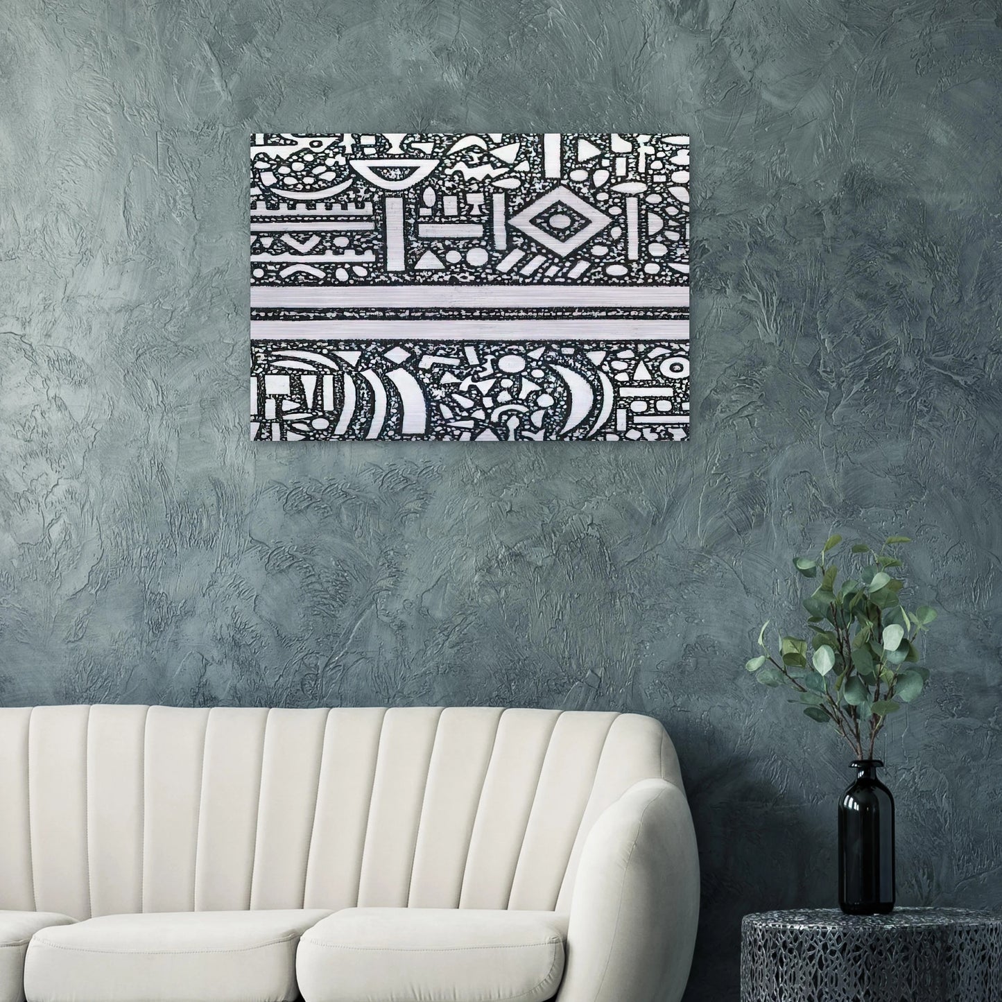 From the Edge of Darkness - Richard Pousette-Dart Brushed Aluminum Print - 70x100 cm / 28x40 inches | Richard Pousette-Dart Aluminum Print | Richard Pousette-Dart Prints