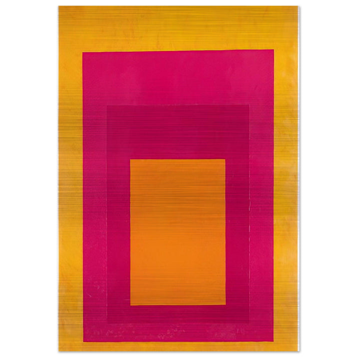 HOMAGE TO THE SQUARE LA TEHUANA 1951 - Josef Albers Brushed Aluminum Print - 70x100 cm / 28x40 inches | Josef Albers Aluminum Print | Josef Albers Prints