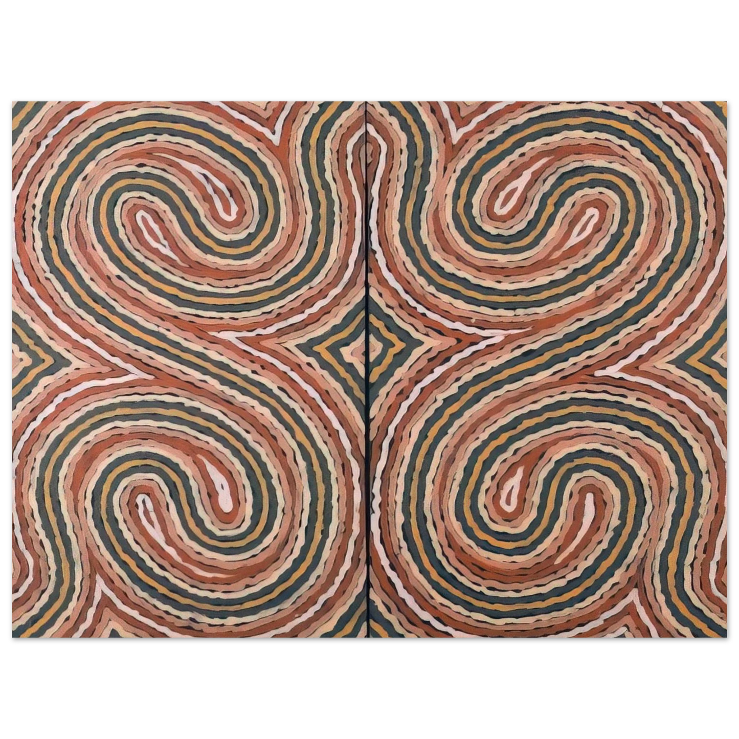 Clifford Possum Tjapaltjarri - Worm Dreaming - 1999 Fine Art Poster - Default Title