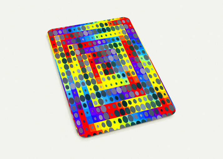 Orion Gris - 1969 By Victor Vasarely Pack of 10 Post Cards | Victor Vasarely Post Cards | A6 (10.5 x 14.8 cm) - 4.1 x 5.8 inches
