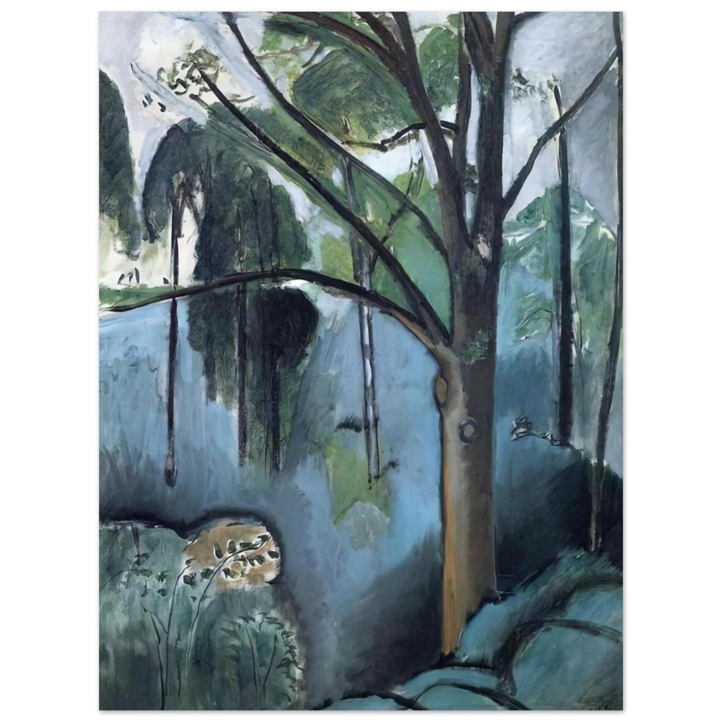 Henri Matisse - TRIVAUX POND 1917 Fine Art Poster - Default Title