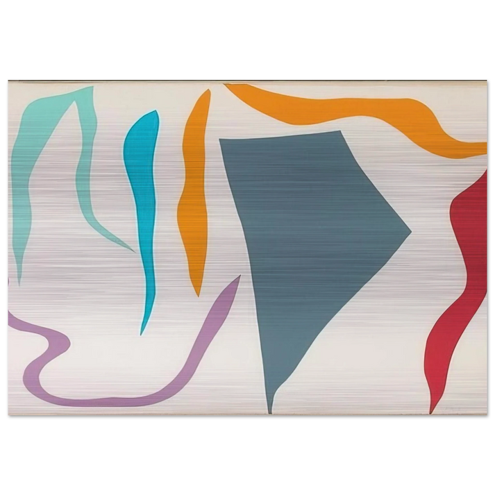 Untitled - 1980 - Ray Parker Brushed Aluminum Print - 70x100 cm / 28x40 inches | Ray Parker Aluminum Print | Ray Parker Prints