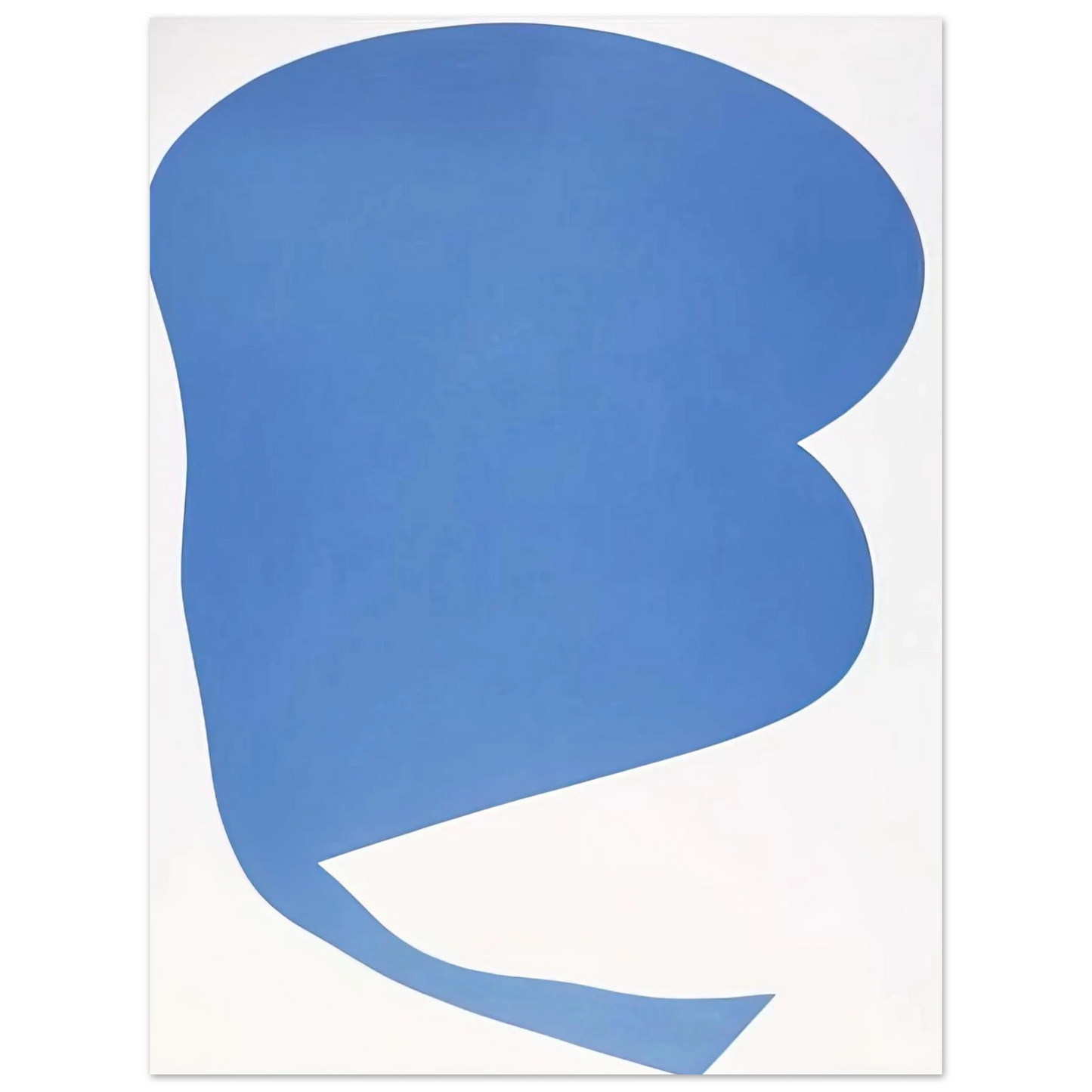 Ellsworth Kelly - Blue on White Fine Art Poster - Default Title