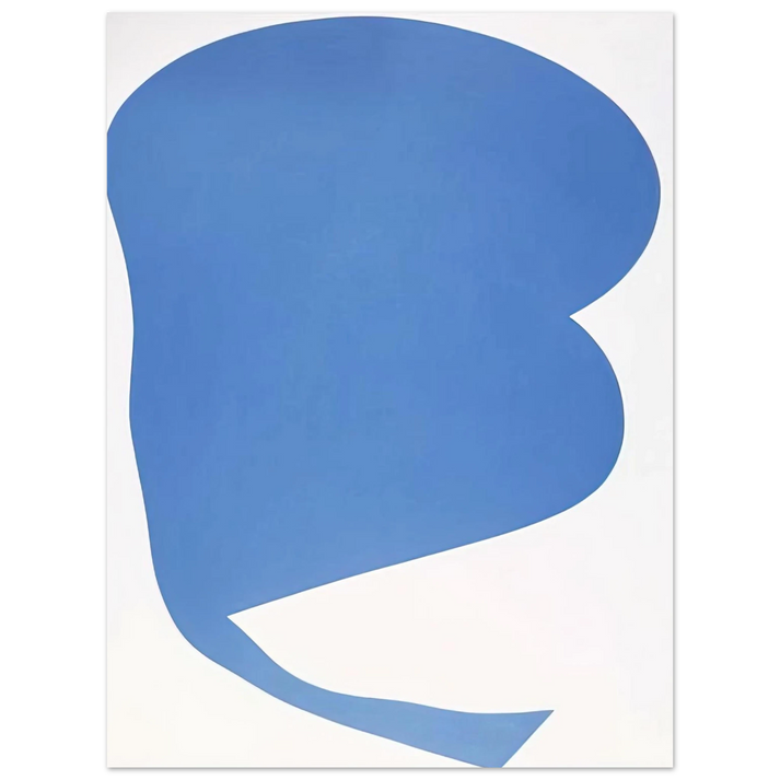 Ellsworth Kelly - Blue on White 75x100 cm / 30x40inches Fine Art Poster