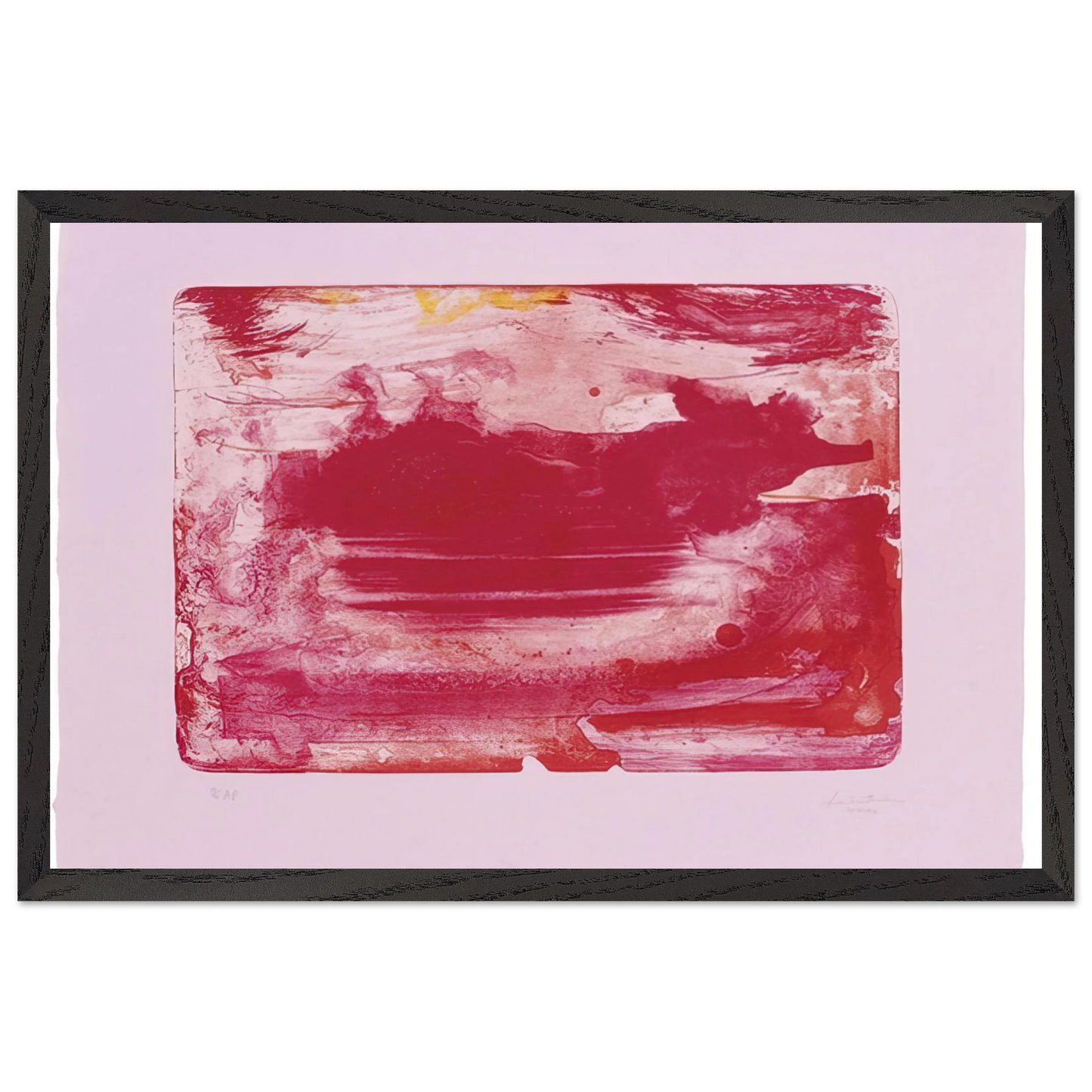 Helen Frankenthaler - The Red Sea - 1982 Wall art - 30x45 cm / 12x18 inches - Fine Art Poster - -
