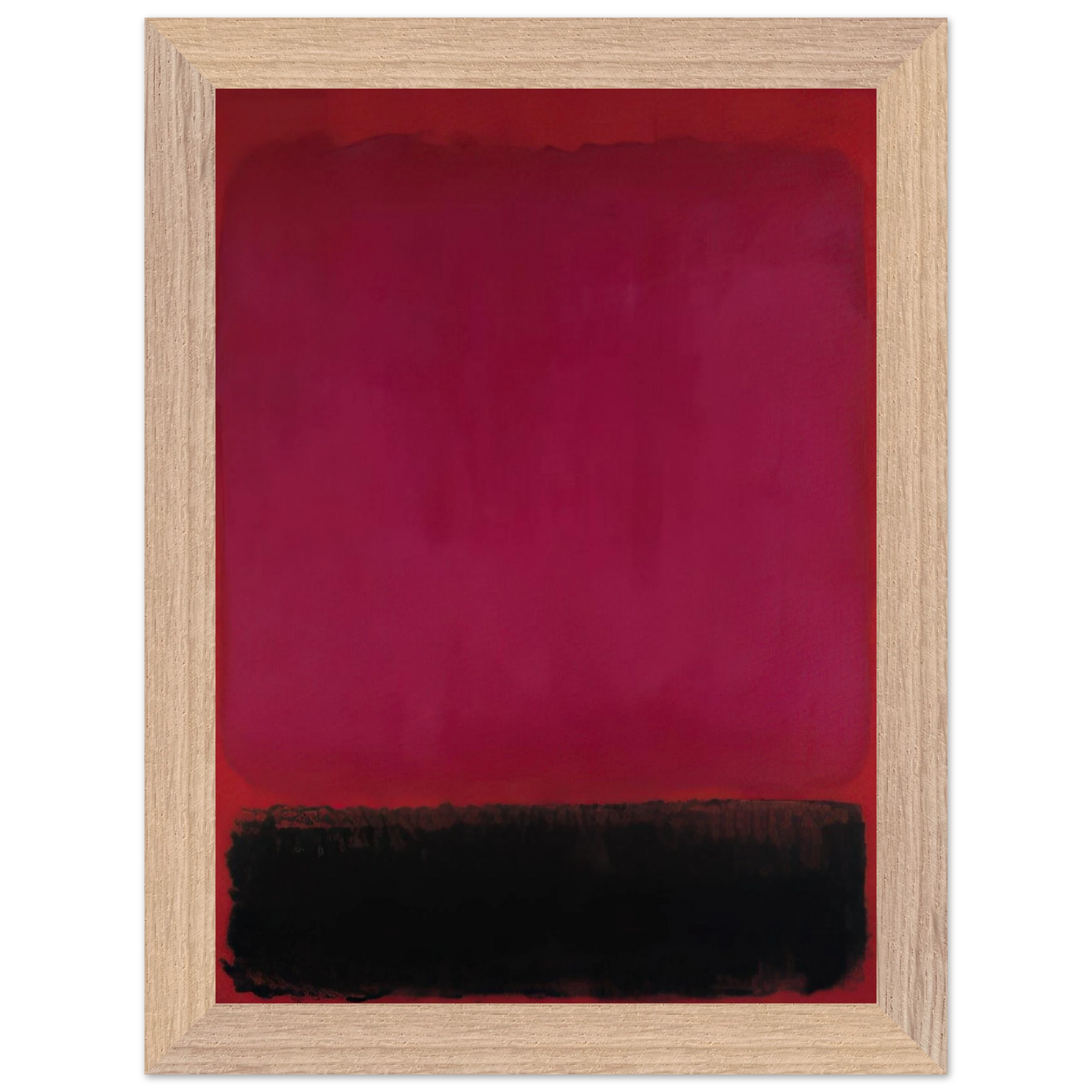 Helen Frankenthaler - Untitled - 1967 Wall art - A1 (59.4 x 84.1 cm) - Premium Wooden Framed Poster With Fine Art Paper - Wood frame