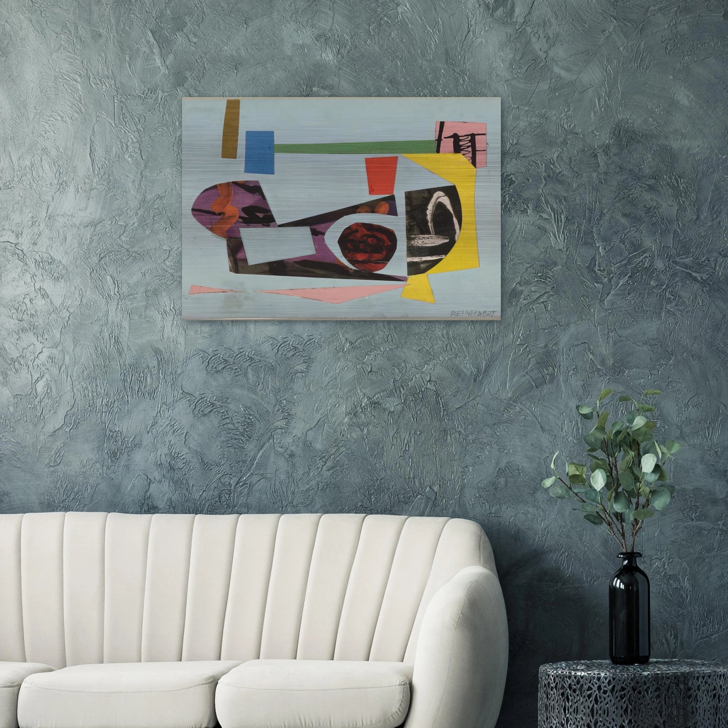 Study for a Painting - 1938 - Ad Reinhardt Brushed Aluminum Print - 70x100 cm / 28x40 inches | Ad Reinhardt Aluminum Print | Ad Reinhardt Prints