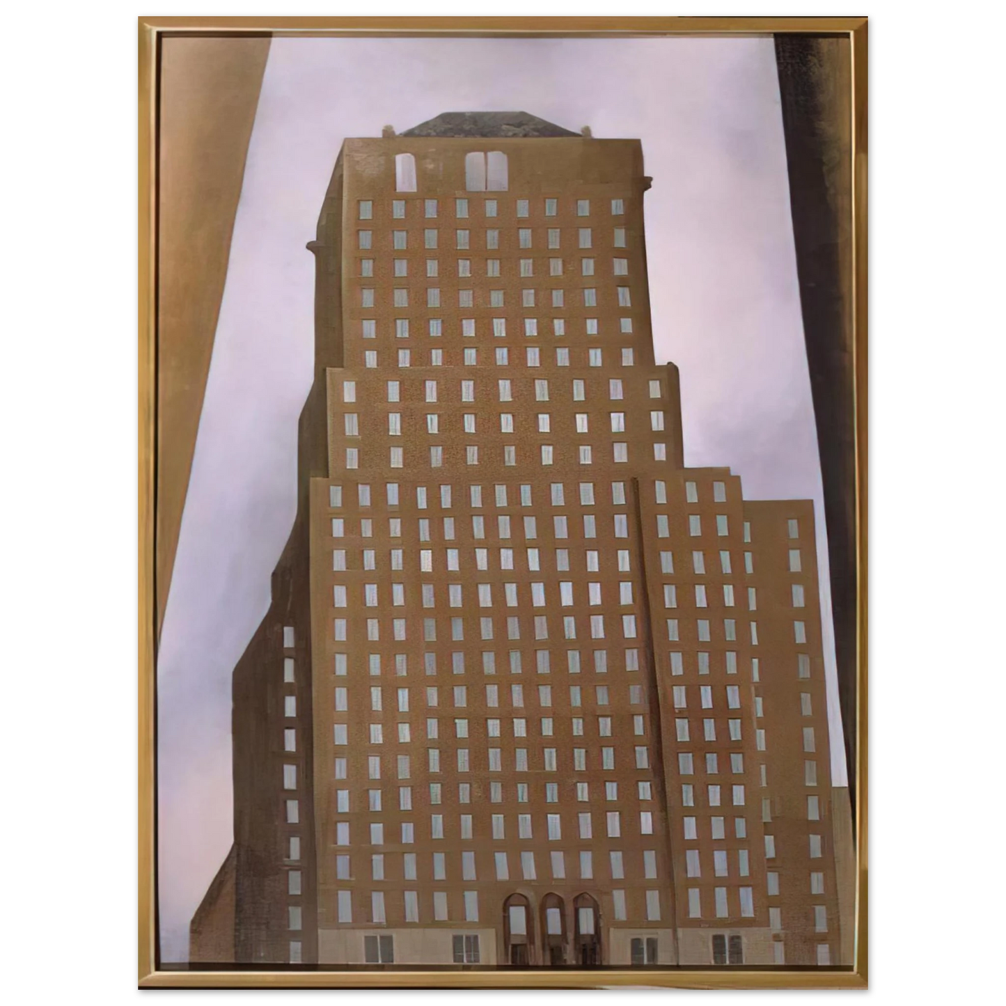 Georgia O'Keeffe - Shelton Hotel New York No. 1 Fine Art Poster - 13x18 cm / 5x7 inches