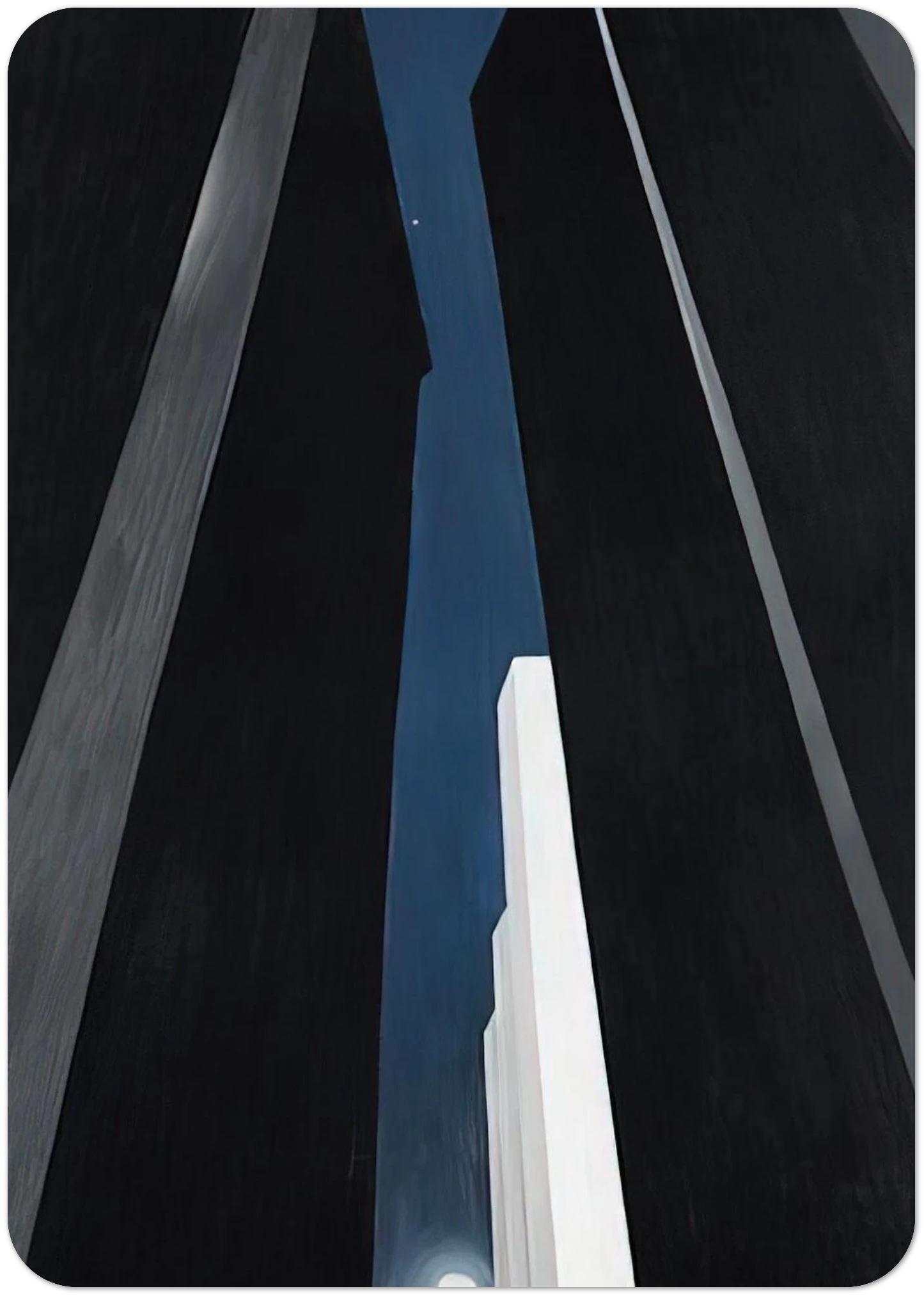 City Night By Georgia O'Keeffe Pack of 10 Post Cards | Georgia O'Keeffe Post Cards | A6 (10.5 x 14.8 cm) - 4.1 x 5.8 inches