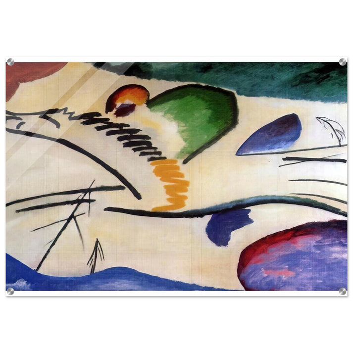 LYRICAL LYRICS 1911 - Wassily Kandinsky Acrylic Print - 70x100 cm / 28x40″ inches