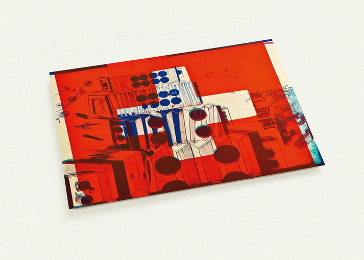 Ars Alpina I - 1972 By Dieter Roth Pack of 10 Post Cards | Dieter Roth Post Cards | A6 (10.5 x 14.8 cm) - 4.1 x 5.8 inches