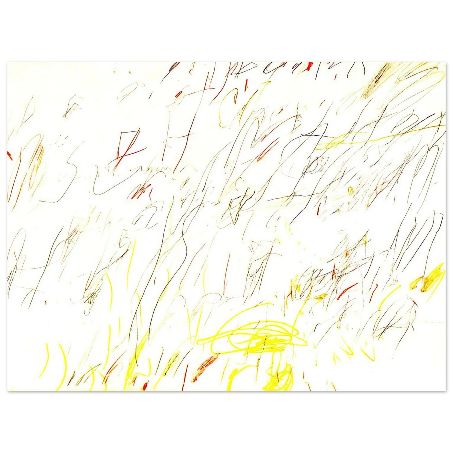 Cy Twombly - Blue Room Fine Art Poster - Default Title