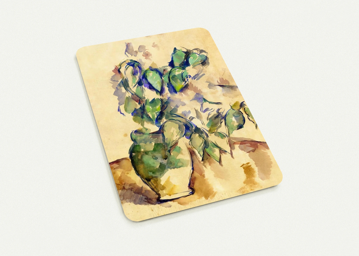 Leaves in a Green Pot By Paul Cézanne Pack of 10 Post Cards | Paul Cézanne Post Cards | A6 (10.5 x 14.8 cm) - 4.1 x 5.8 inches