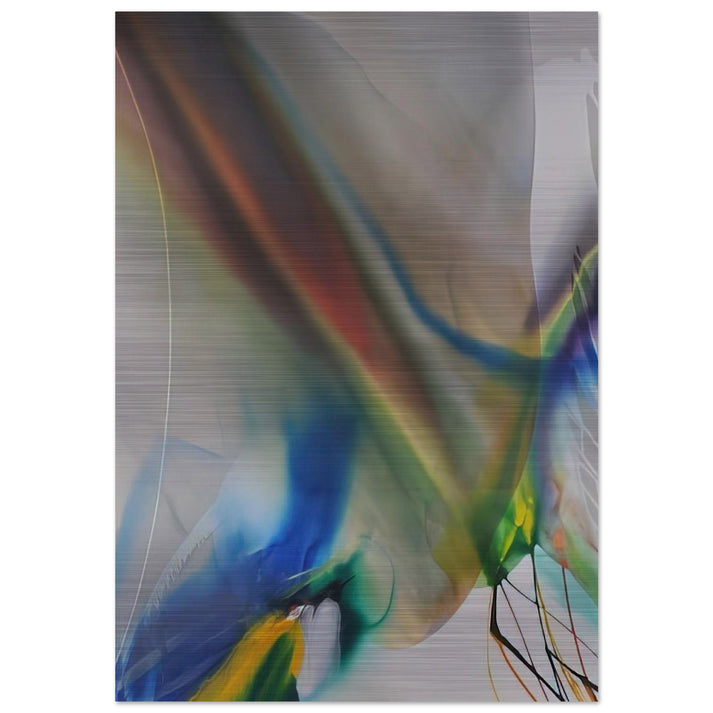 Phenomena Merlins Mantle - Paul Jenkins Brushed Aluminum Print - 70x100 cm / 28x40 inches | Paul Jenkins Aluminum Print | Paul Jenkins Prints