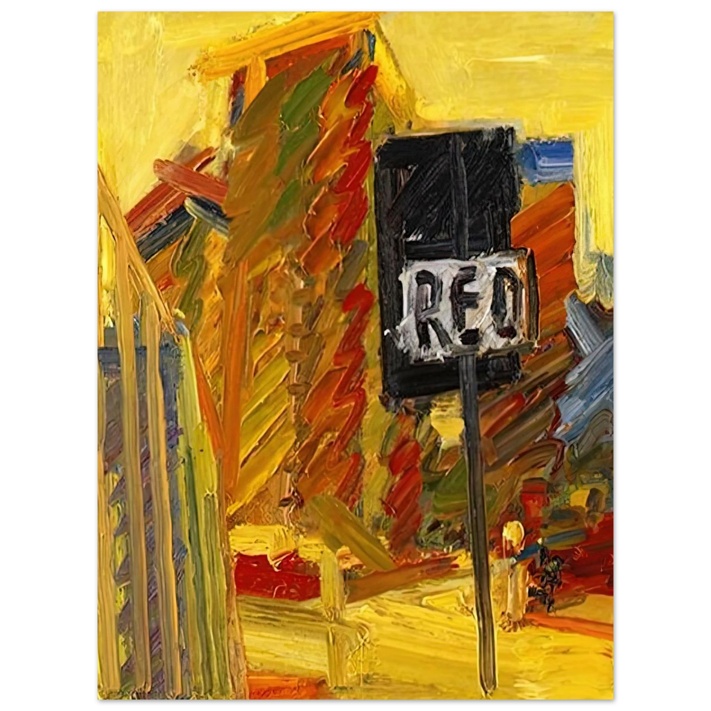 Frank Auerbach - TOWER BLOCKS Fine Art Poster - Default Title