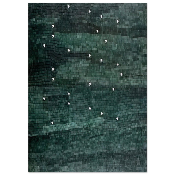 CINQUE PER CINQUE VENTICINQUE 1983 - Alighiero Boetti Brushed Aluminum Print - 70x100 cm / 28x40 inches | Alighiero Boetti Aluminum Print | Alighiero Boetti Prints