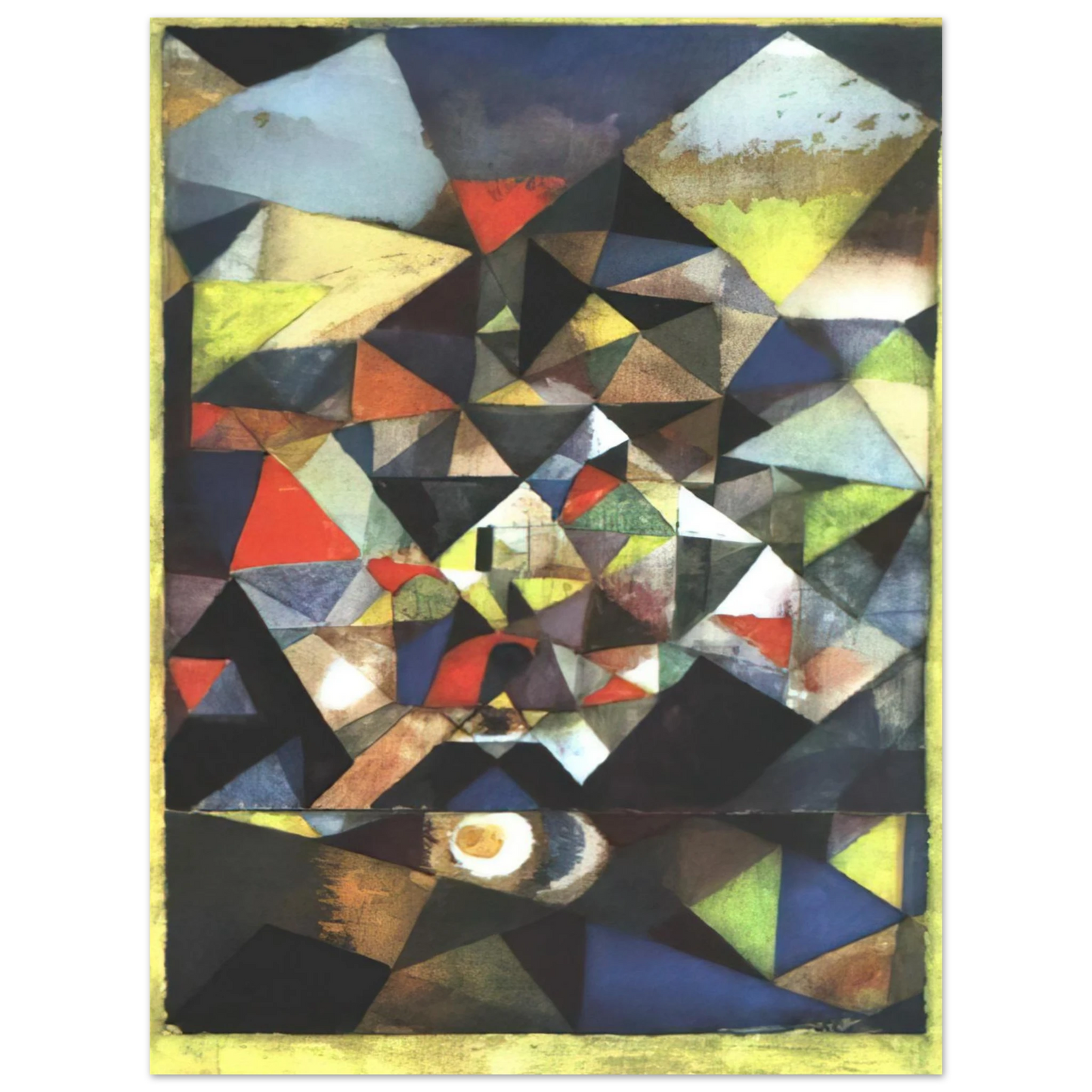 Paul Klee - WITH THE EGG 1917 Fine Art Poster - Default Title