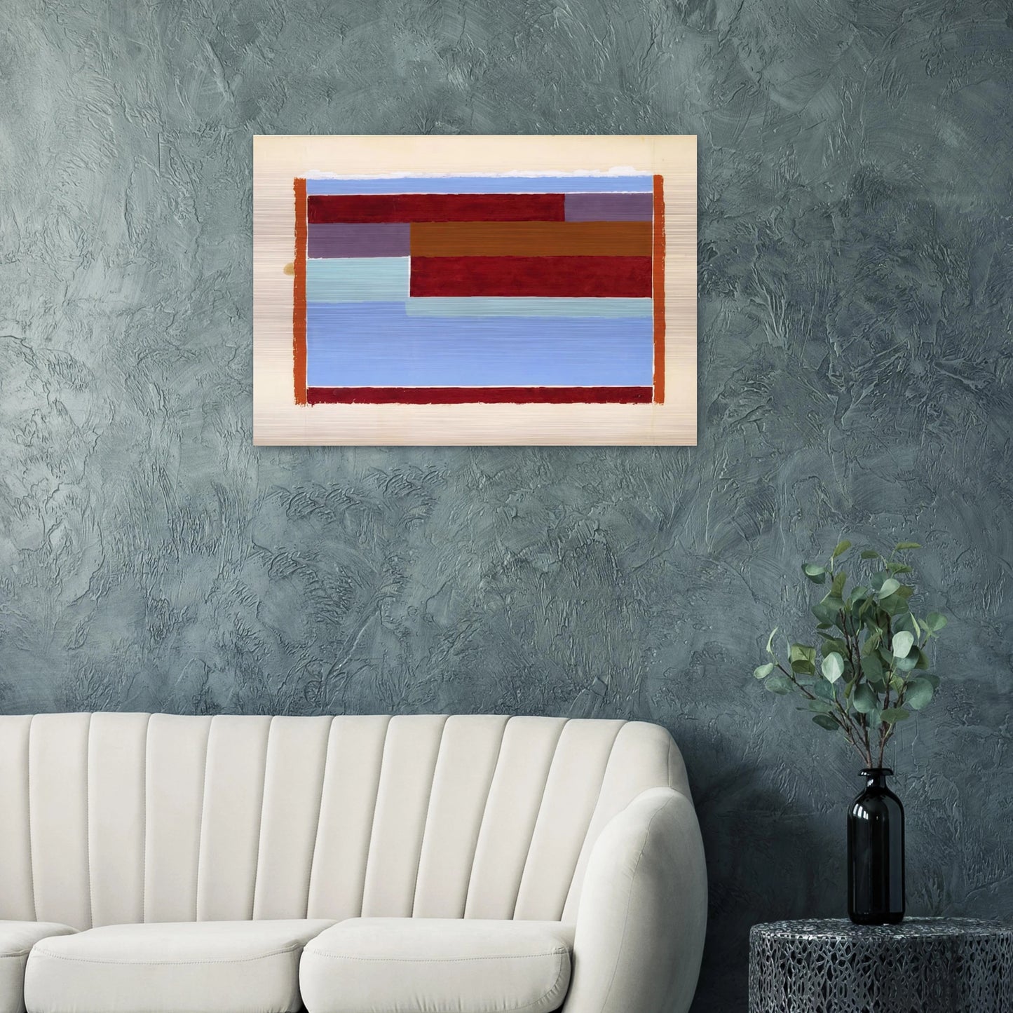 UNTITLED ABSTRACTION VIII 1937 - Josef Albers Brushed Aluminum Print - 70x100 cm / 28x40 inches | Josef Albers Aluminum Print | Josef Albers Prints