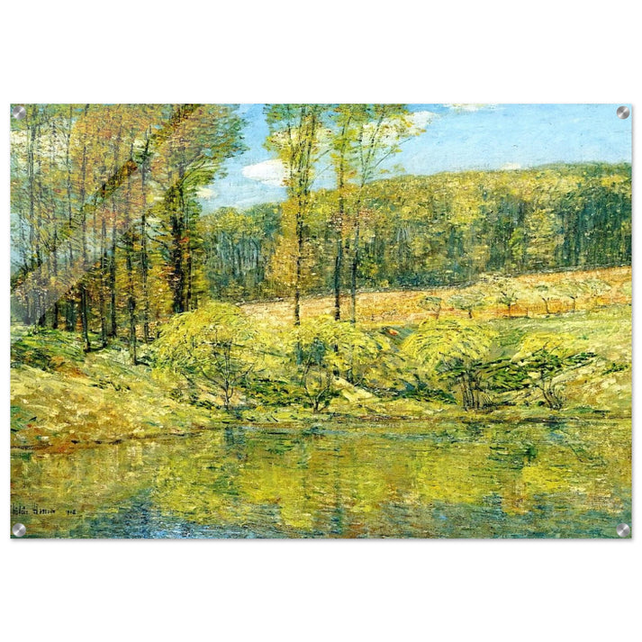 Spring, Navesink Highlands - Childe Hassam Acrylic Print - 70x100 cm / 28x40″ inches