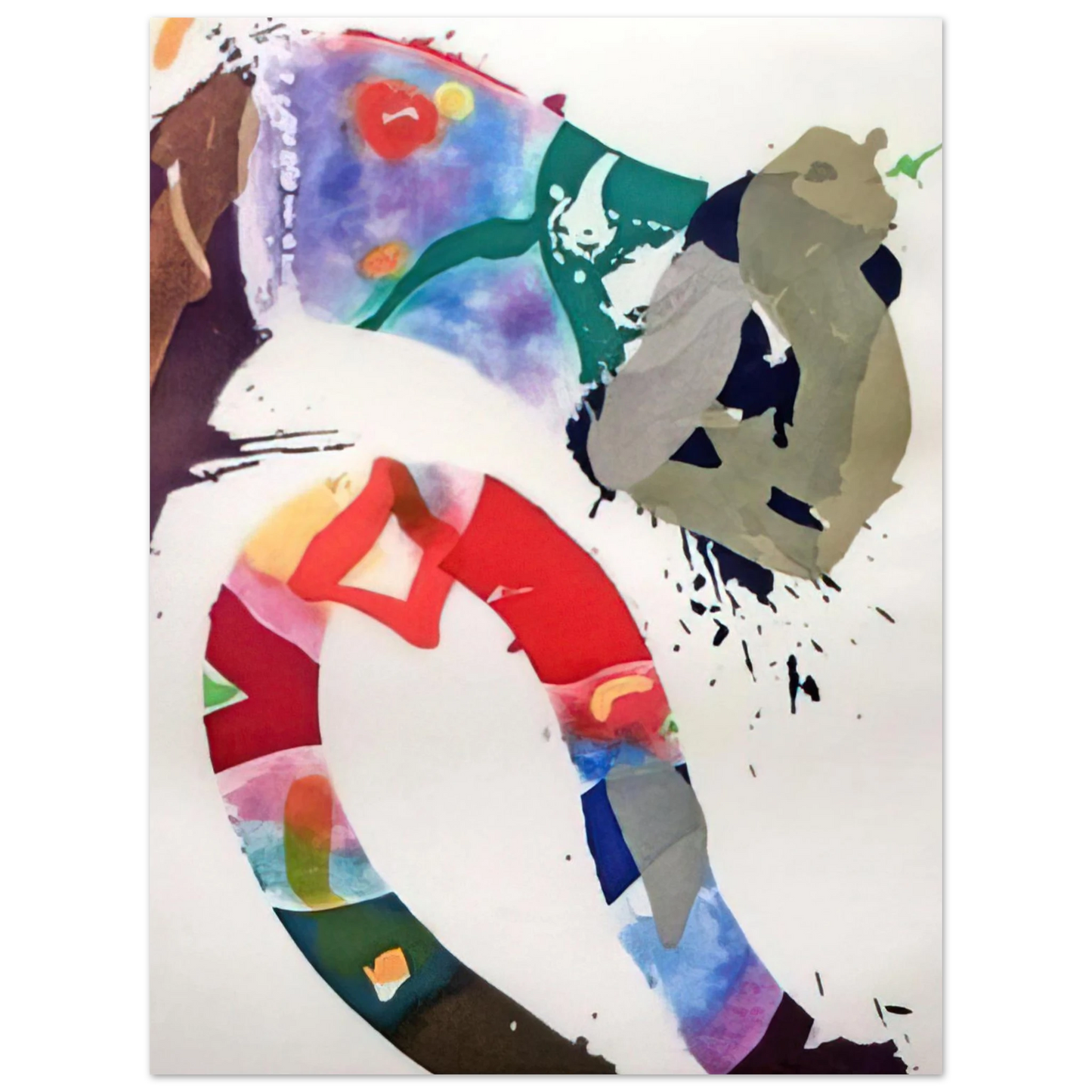 Sam Francis - Untitled SFE 092 Fine Art Poster - Default Title