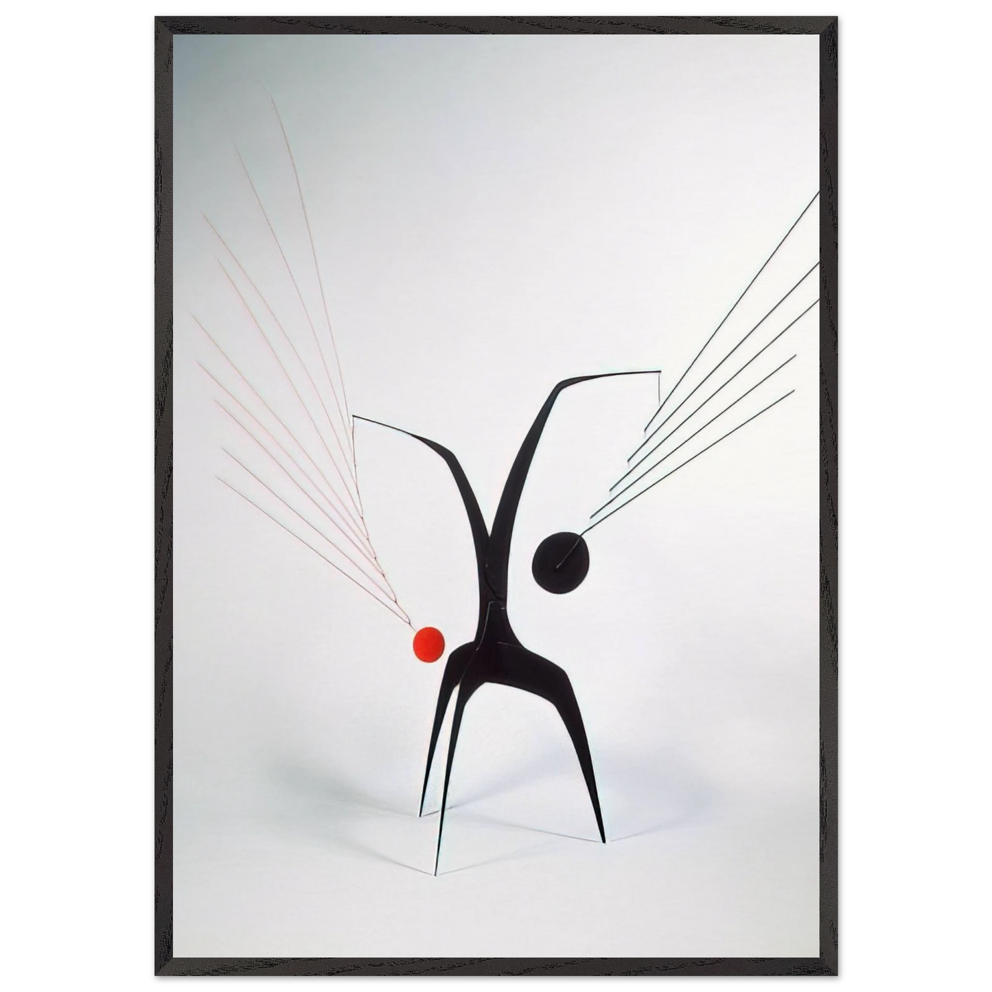 UN EFFET DU JAPONAIS 1941 - Alexander Calder Framed Art Print – Black Wooden Frame - Default Title - -Framed Art Print