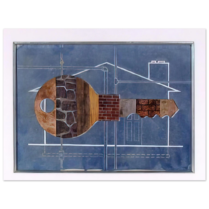 Clarence Holbrook Carter - House Key - 1956 75x100 cm / 30x40inches Fine Art Poster