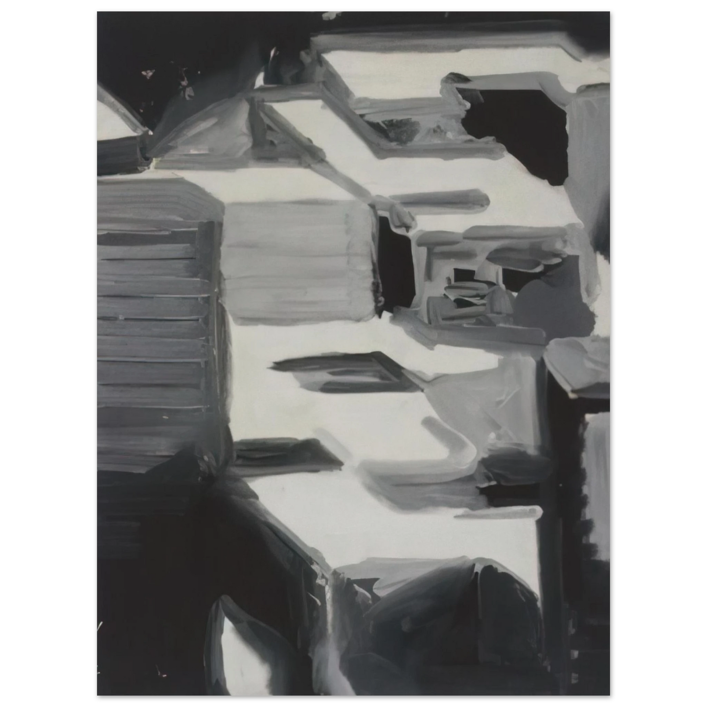 Gerhard Richter - TOWNSCAPE 1968 3 Fine Art Poster - Default Title