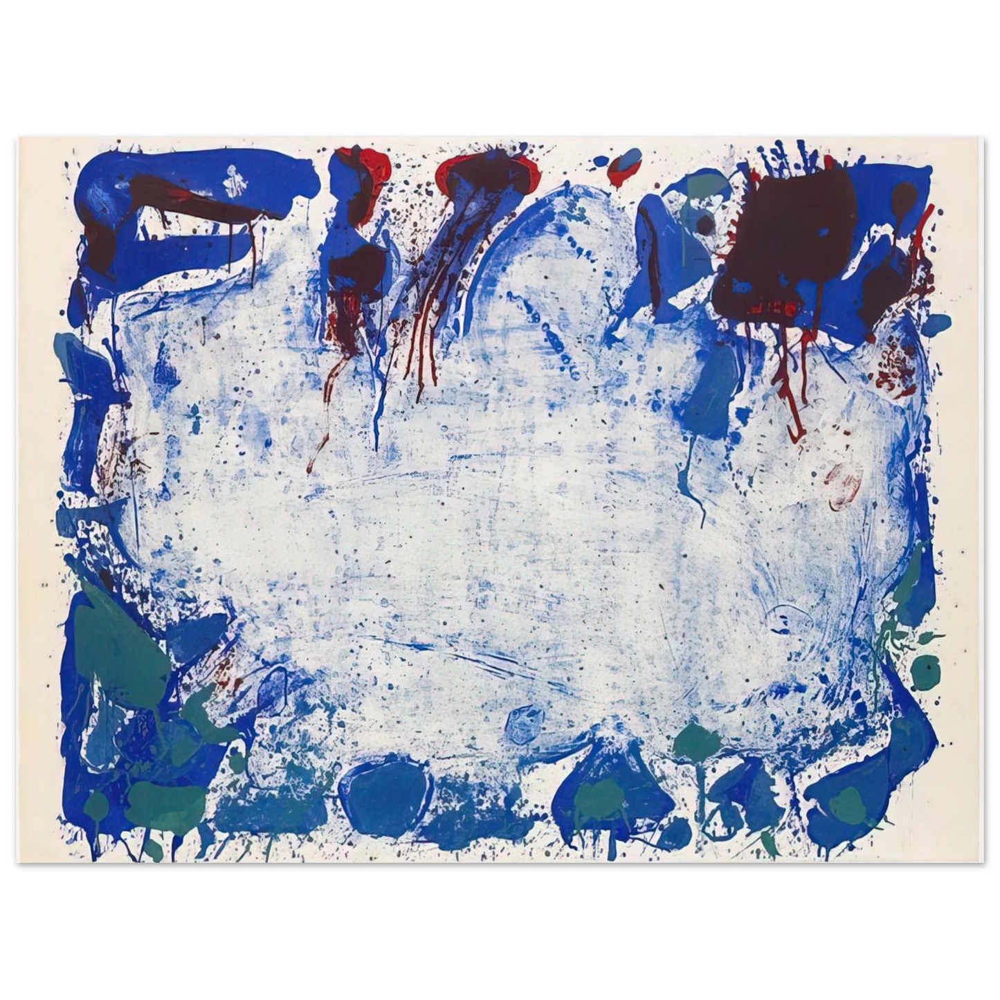 Sam Francis - Happy Death Stone Fine Art Poster - Default Title