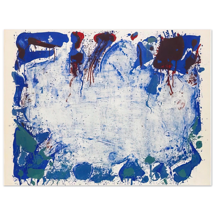 Sam Francis - Happy Death Stone 75x100 cm / 30x40inches Fine Art Poster