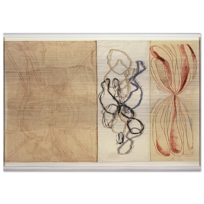 A STRETCH OF TIME 2007 - Louise Bourgeois Brushed Aluminum Print - 70x100 cm / 28x40 inches | Louise Bourgeois Aluminum Print | Louise Bourgeois Prints