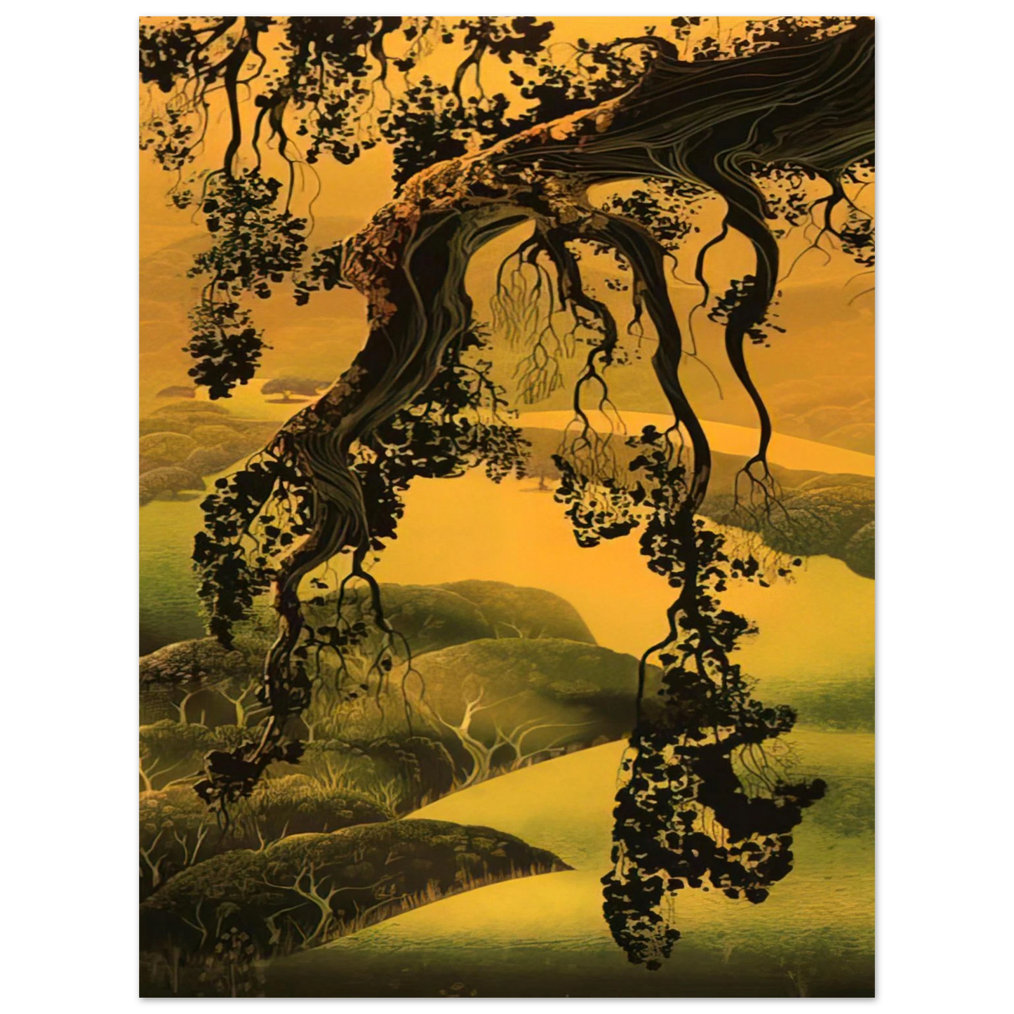 Eyvind Earle - Yorktown Branch Fine Art Poster - Default Title