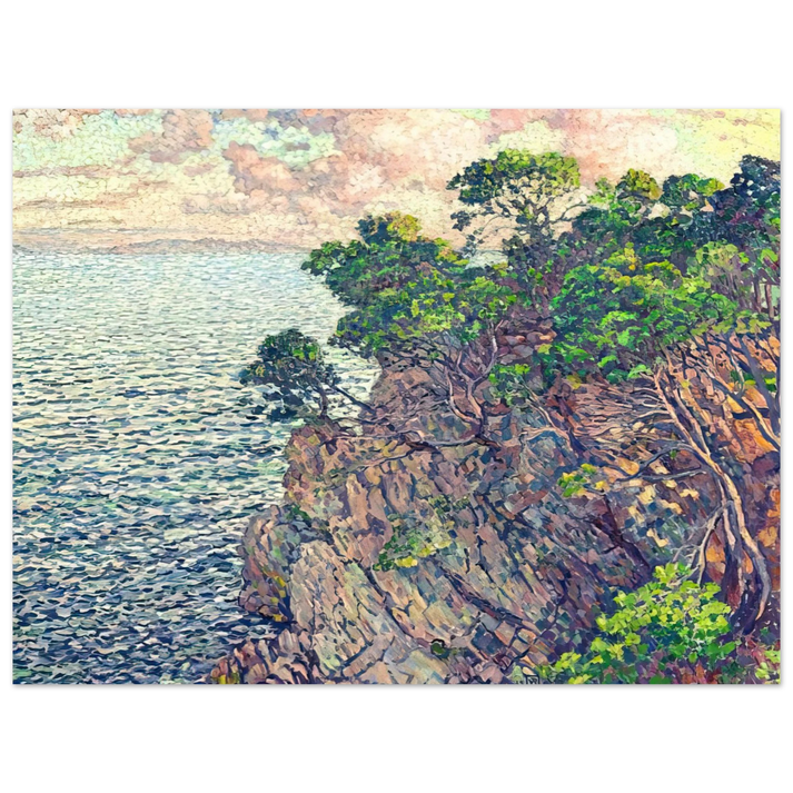 Theo van Rysselberghe - THE POINT OF ROSSIGNOL 1905 75x100 cm / 30x40inches Fine Art Poster