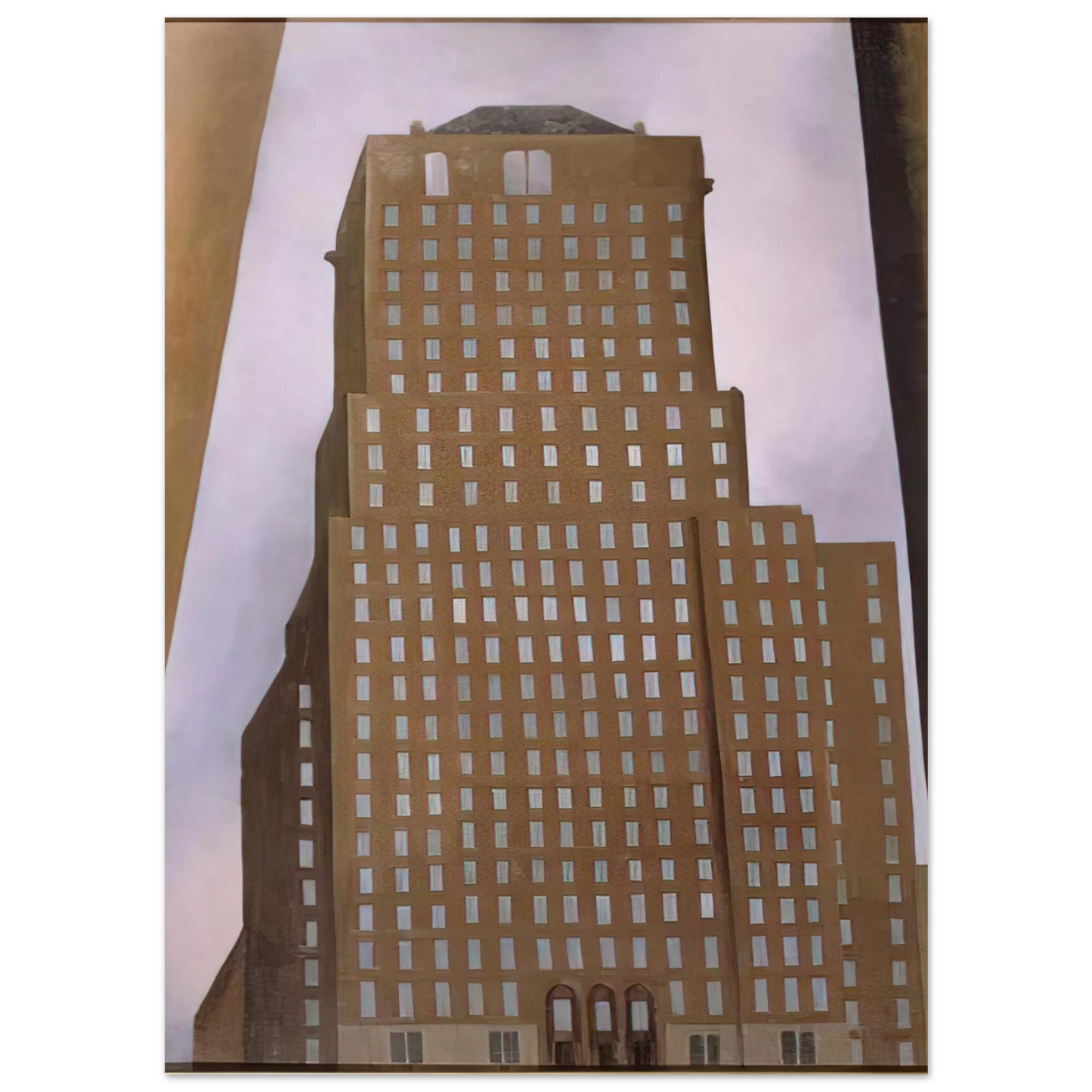 Georgia O'Keeffe - Shelton Hotel New York No. 1 Fine Art Poster - 40x60 cm / 16x24 inches