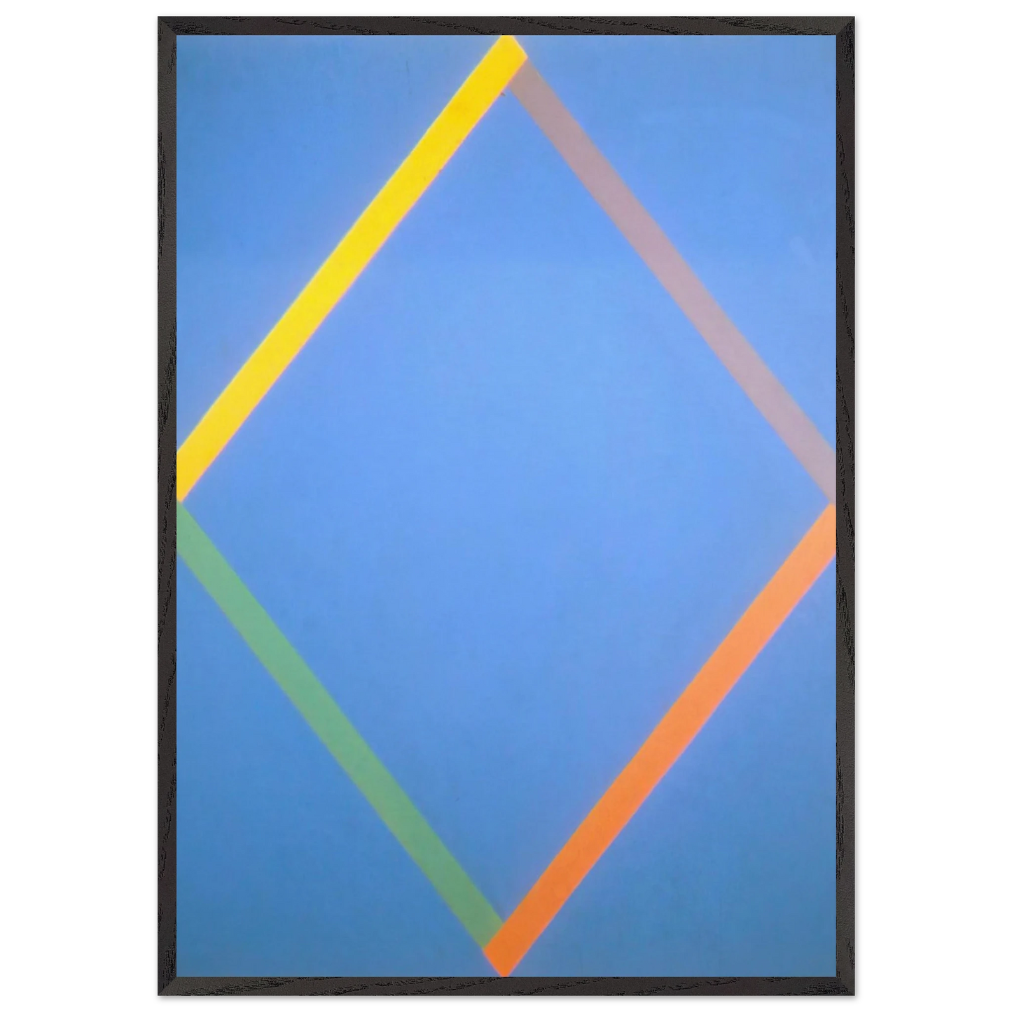 Mandarin - 1964 - Jeremy Moon 70x100 cm / 28x40 inches Framed Art Print – Black Wooden Frame