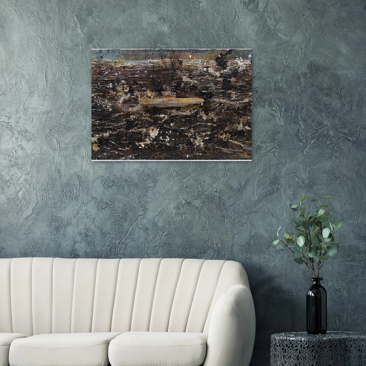 FOR VELIMIR KHLEBNIKOV THE DOCTRINE OF WAR BATTLES 2010 - Anselm Kiefer Brushed Aluminum Print - 70x100 cm / 28x40 inches | Anselm Kiefer Aluminum Print | Anselm Kiefer Prints