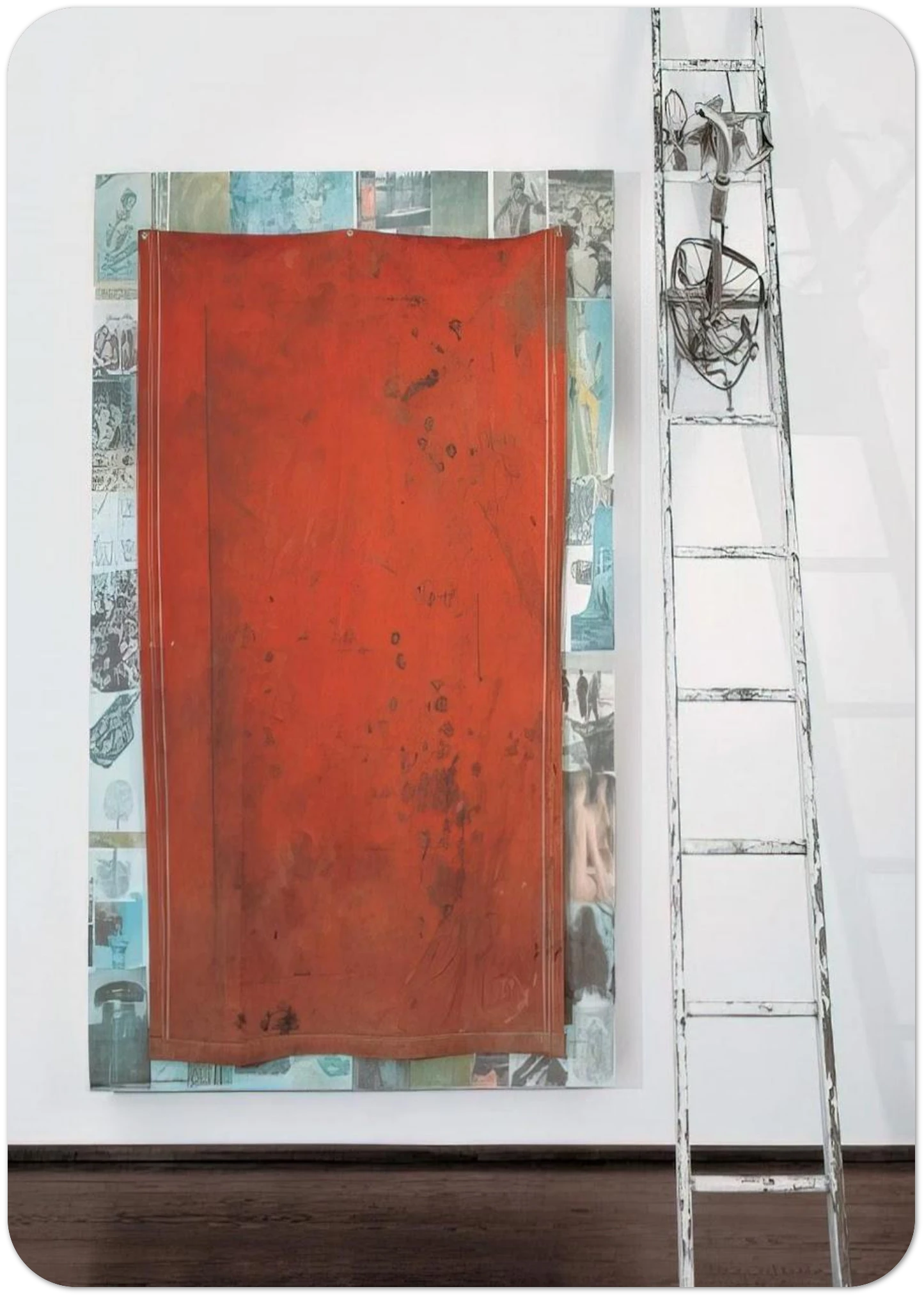 MANGO ICE CAVE SCALE 1977 By Robert Rauschenberg Pack of 10 Post Cards | Robert Rauschenberg Post Cards | A6 (10.5 x 14.8 cm) - 4.1 x 5.8 inches