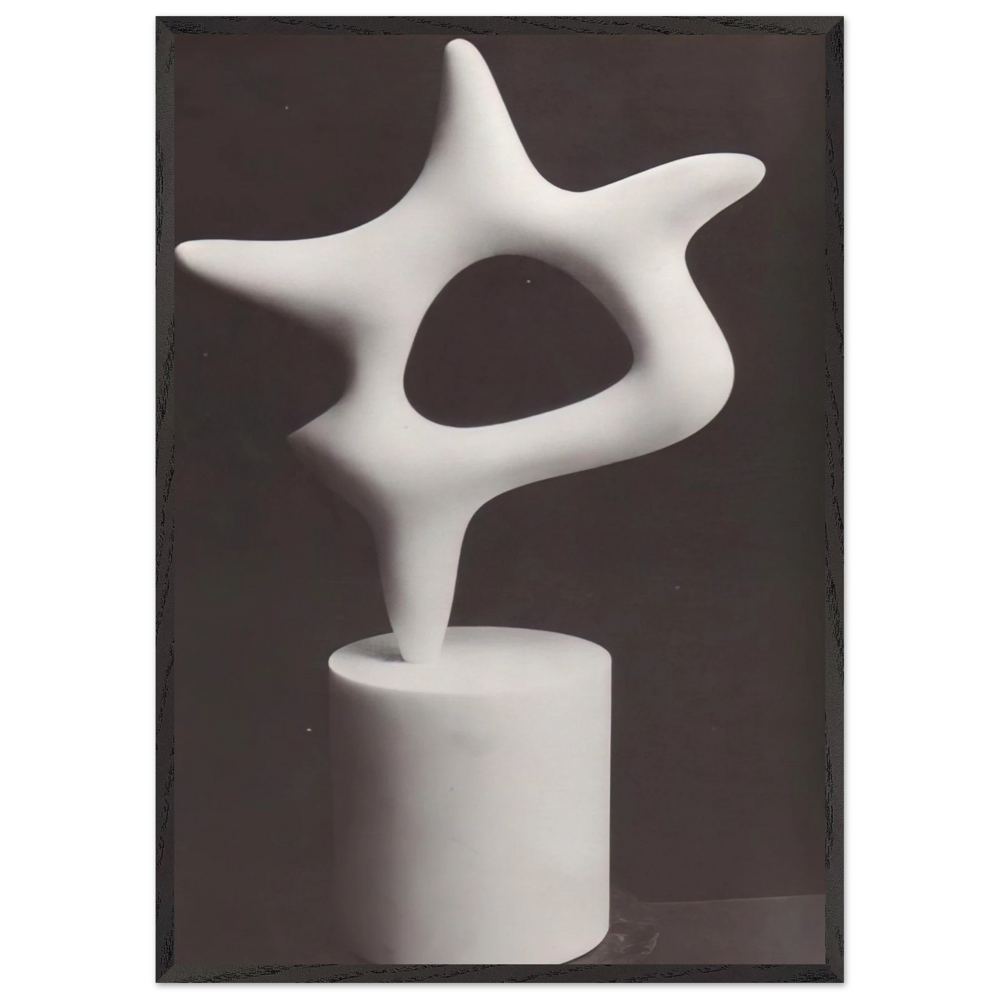 The Star - Jean Arp Framed Art Print – Black Wooden Frame - Default Title - -Framed Art Print