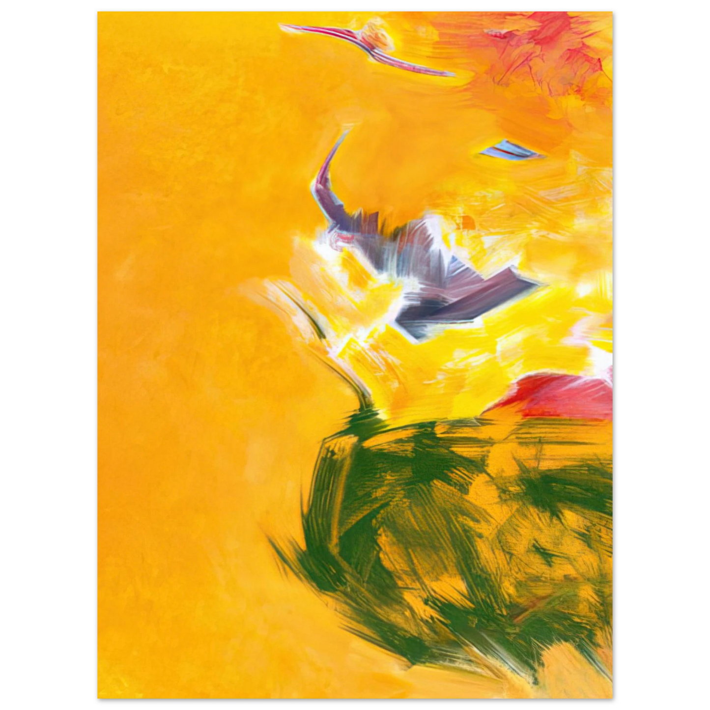 Hassel Smith - Untitled - 1987 Fine Art Poster - Default Title