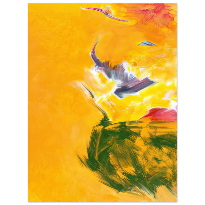 Hassel Smith - Untitled - 1987 75x100 cm / 30x40inches Fine Art Poster