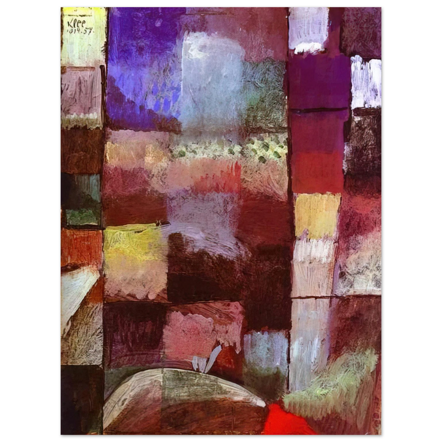 Paul Klee - HAMAMET 1914 Fine Art Poster - Default Title
