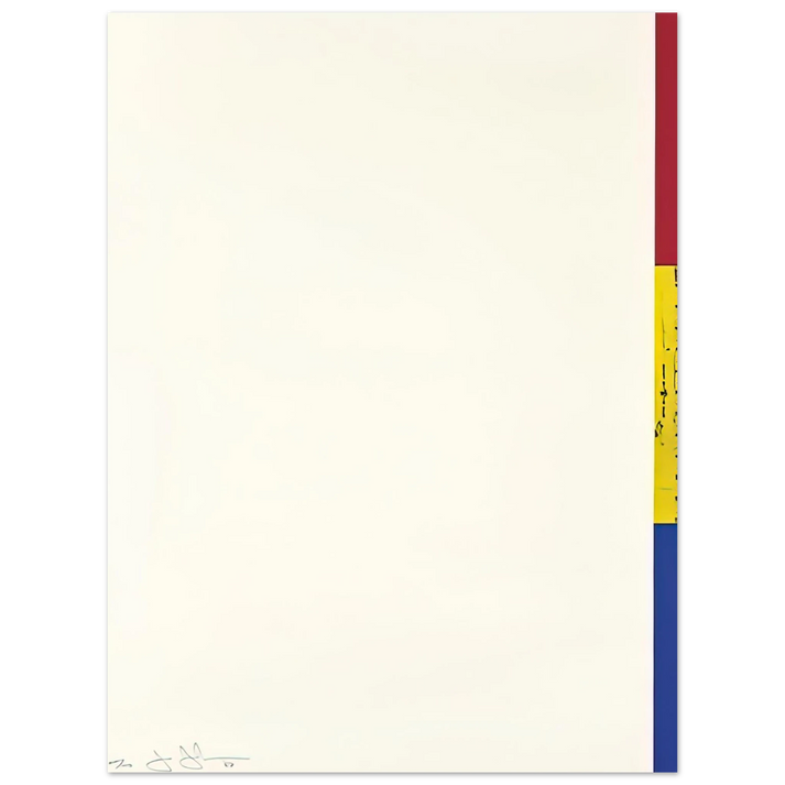Jasper Johns - UNTITLED RULER ULAE 56 75x100 cm / 30x40inches Fine Art Poster