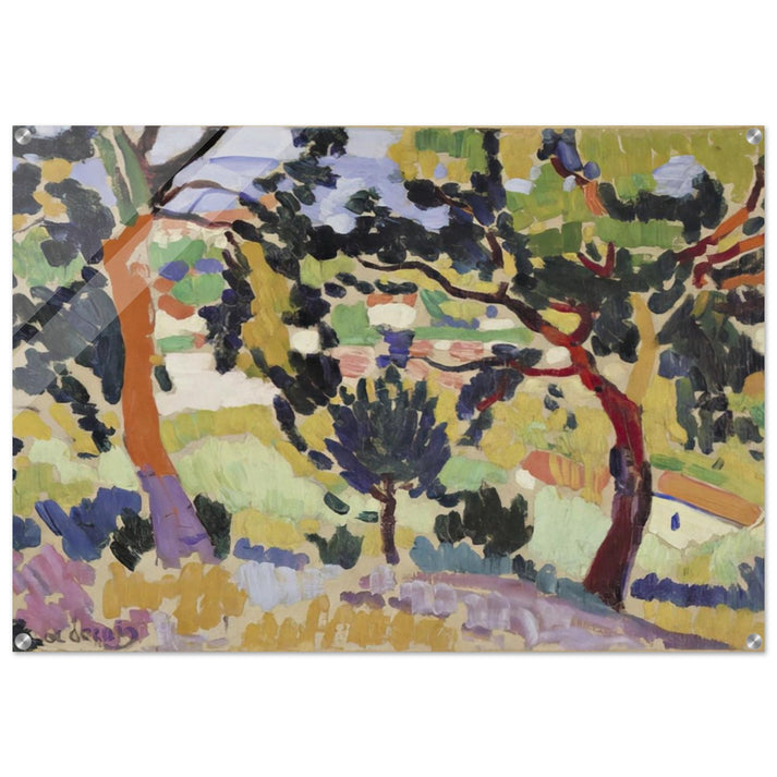 L ESTAQUE 1906 - Andre Derain Acrylic Print - 70x100 cm / 28x40″ inches | Andre Derain Wall Art | Andre Derain Prints